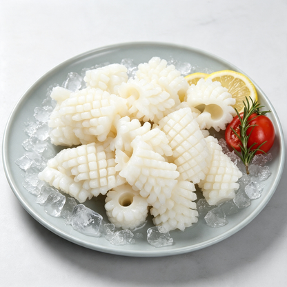 Frozen Cut Squid Flower Seafood