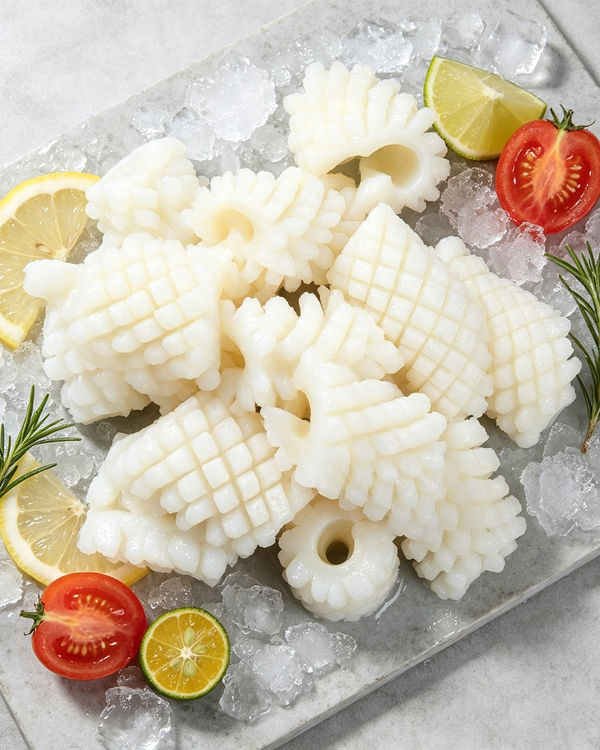 Frozen Cut Squid Flower Seafood
