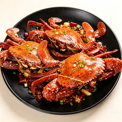 Frozen Wild Sea Swimming Crab