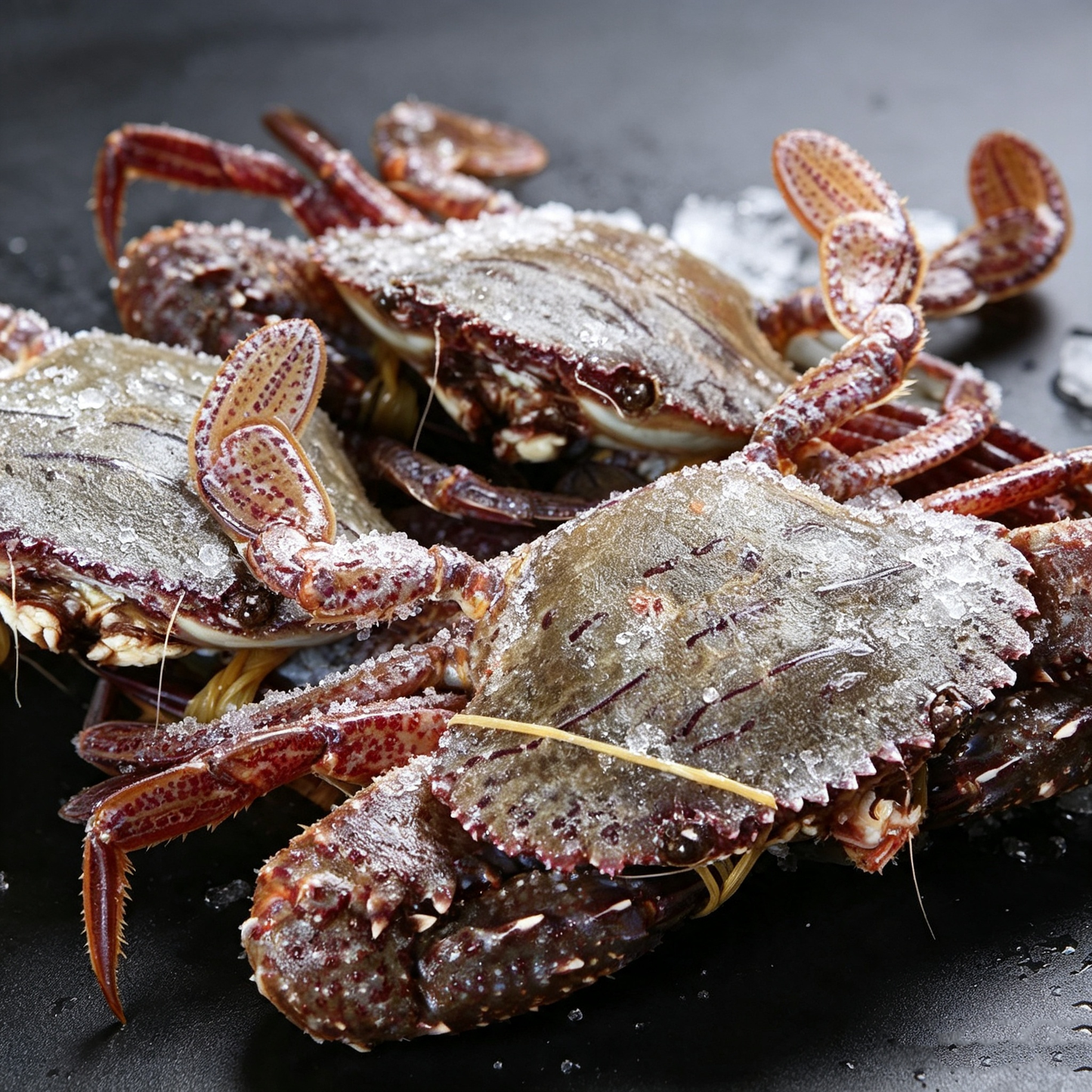 Frozen Wild Sea Swimming Crab